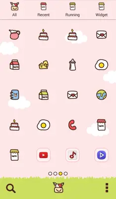 eggmong(angrycow) dodol theme android App screenshot 1